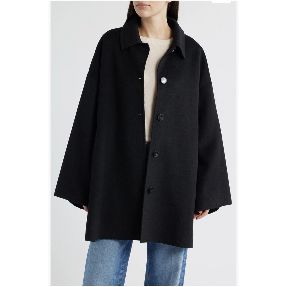 Bernardo Women's XXL Double Face Coat/Shacket Relaxed fit Black ClassyWork